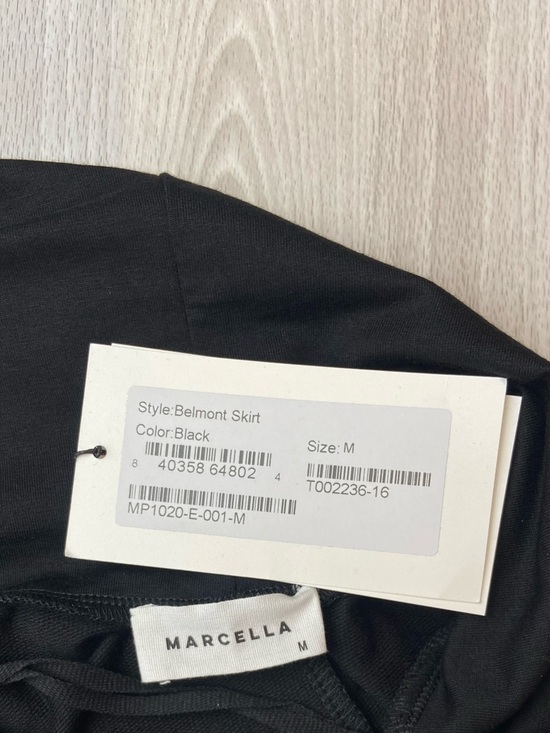 Marcella NYC Belmont Skirt Light European French Terry Maxi Skirt Size Medium - Picture 12 of 16